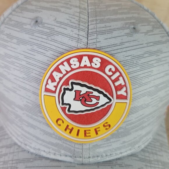 Kansas City Chiefs NFL New Era 39THIRTY Team Flex Cap Hat Size Small Medium - Picture 4 of 9